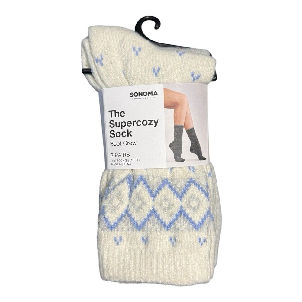 Sonoma Women's The Supercozy Sock Size 9-11